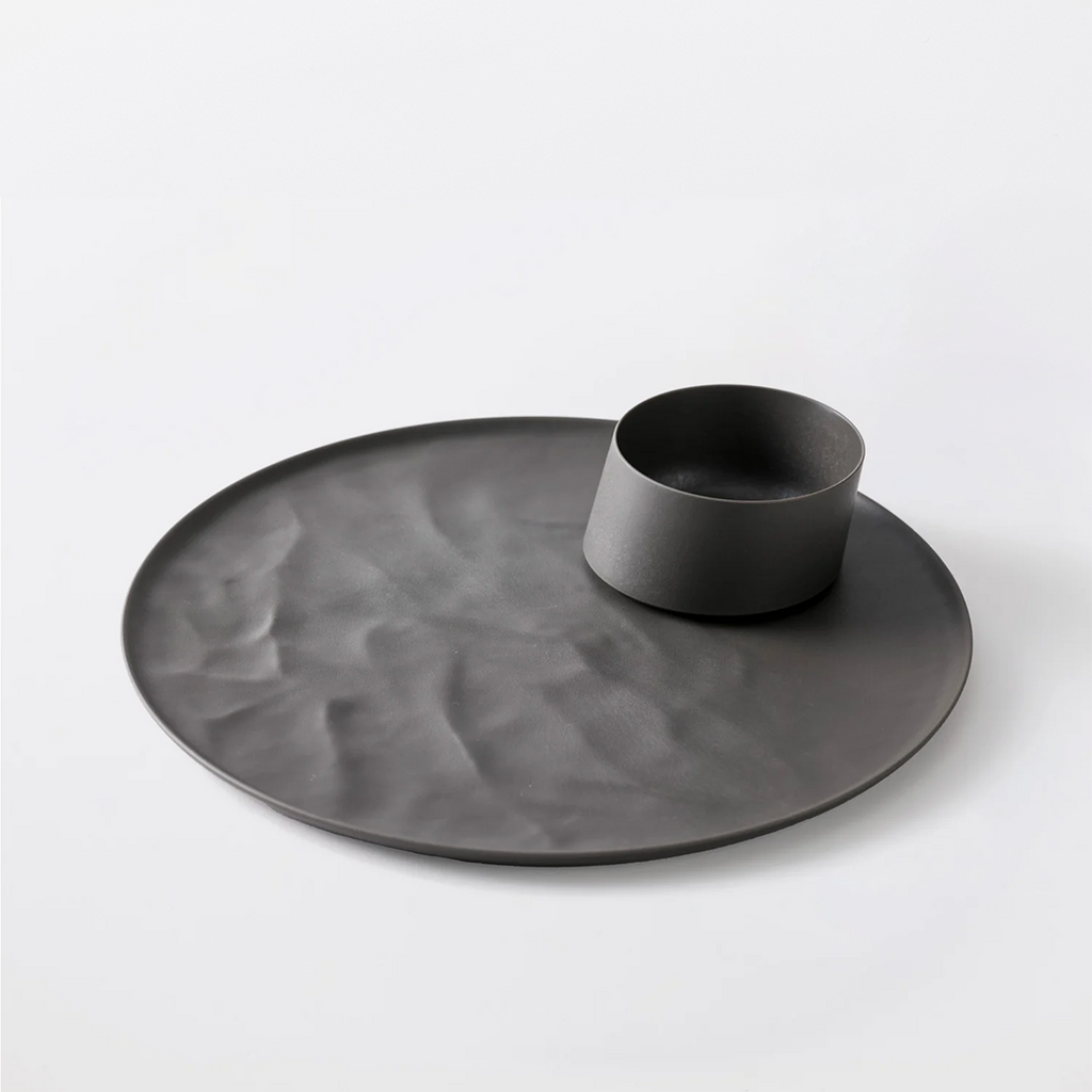 Morning One-Plate Set (Wave Plate & Small Bowl)