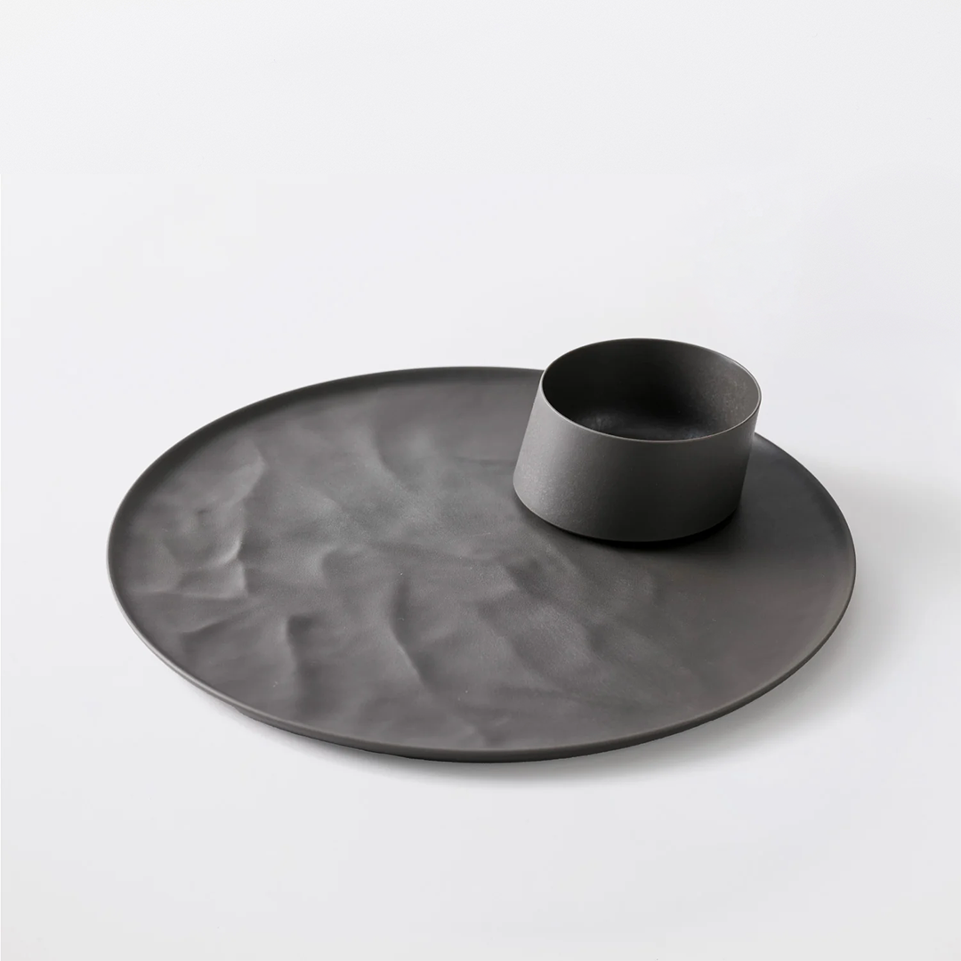 Morning One-Plate Set (Wave Plate & Small Bowl)